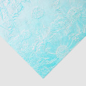 Eisblaue Blume Seidenpapier (Ausschnitt)