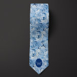 Eisblauer Botanischer Monogramm Krawatte<br><div class="desc">Erhöhen Sie Ihre Hochzeitskleidung mit unserer Ice Blue Botanical Monogram Neck Tie. Die beruhigende eisblaue Farbe und das botanische Monogramm-Design machen es zu einer vielseitigen Wahl für Hochzeiten. Vergessen Sie nicht,  sich mit unseren passenden Socken abzustimmen,  um einen polierten Look zu erhalten.</div>