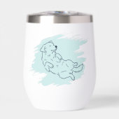Eisblauer Golden Retriever Wein – Selbstfürsorge (Vorderseite)