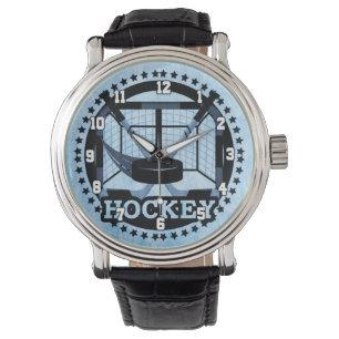 Eisblauer Hockey Armbanduhr