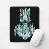 Eisblauer Kronleuchter Mousepad (Mit Mouse)