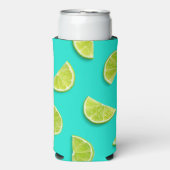 Eisblauer Limoner Fruchtsommer Selters Dosenkühler (Seltzer Vorderseite)