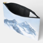 Eisblauer Schneeberg Gipfel Zubehörtasche (Offen)