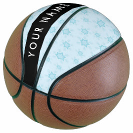 Eisblauer Schneeflocken, Ihr Name, Personalisieren Basketball