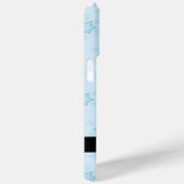 Eisblauer Schneeflocken, Ihr Name, Personalisieren Case-Mate iPhone Hülle (Rückseite / Rechts)