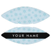 Eisblauer Schneeflocken, Ihr Name, Personalisieren Football (Paneele)
