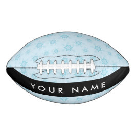 Eisblauer Schneeflocken, Ihr Name, Personalisieren Football