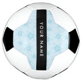Eisblauer Schneeflocken, Ihr Name, Personalisieren Fußball (Gedreht)