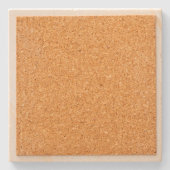Eisblauer Schneeflocken, Ihr Name, Personalisieren Steinuntersetzer (Rückseite)