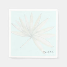 Eisblauer tropischer Couple-Skriptnamen Hochzeit