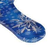 Eisblauer Weihnachtsstern Schneidebrett (Ecke)