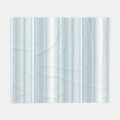 Eisblaustreifen Fleecedecke (Vorderseite (Horizontal))