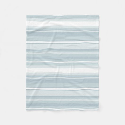 Eisblaustreifen Fleecedecke (Vorderseite)