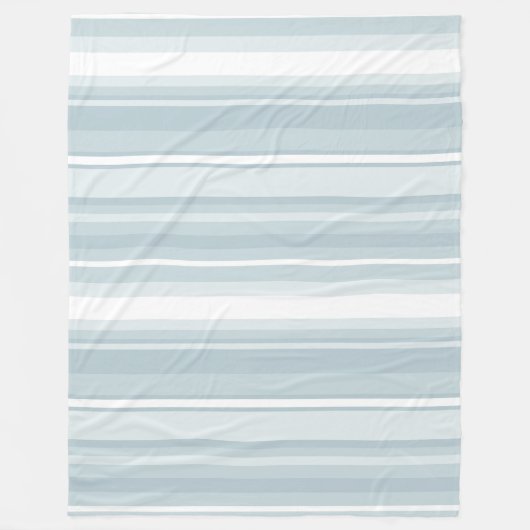 Eisblaustreifen Fleecedecke (Vorderseite)