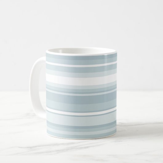 Eisblaustreifen Kaffeetasse (Vorderseite Links)