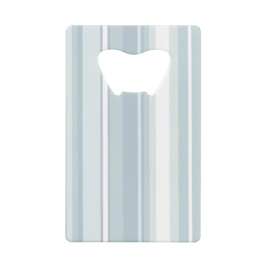 Eisblaustreifen Kreditkarten Flaschenöffner (Vorderseite)