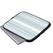 Eisblaustreifen Laptopschutzhülle (Vorne Knopf)