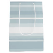 Eisblaustreifen Mittlere Geschenktüte (Rückseite)