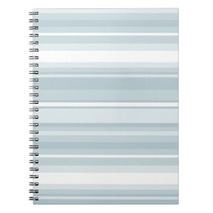 Eisblaustreifen Notizblock