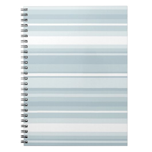 Eisblaustreifen Notizblock (Vorderseite)