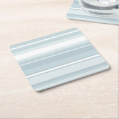 Eisblaustreifen Rechteckiger Pappuntersetzer (angewinkelt)