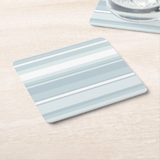 Eisblaustreifen Rechteckiger Pappuntersetzer (angewinkelt)