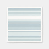 Eisblaustreifen Serviette (Vorderseite)