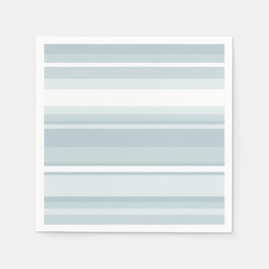 Eisblaustreifen Serviette (Vorderseite)