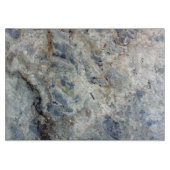 Eisblauweißes Marmorsteinende Schneidebrett (Vorderseite)