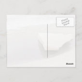 Eisblöcke Postkarte (Rückseite)