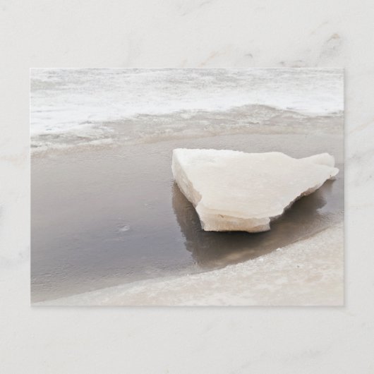 Eisblöcke Postkarte (Vorderseite)