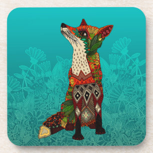 Eisblumenfuchs Untersetzer