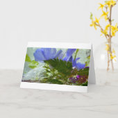 Eisblüten, Karte (Gelbe Blume)