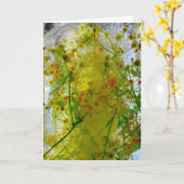 Eisblüten, Karte (Gelbe Blume)