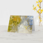 Eisblüten, Karte (Gelbe Blume)