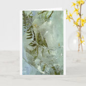 Eisblüten, Karte (Gelbe Blume)