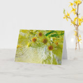 Eisblüten, Karte (Gelbe Blume)