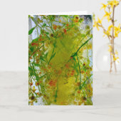 Eisblüten, Karte (Gelbe Blume)