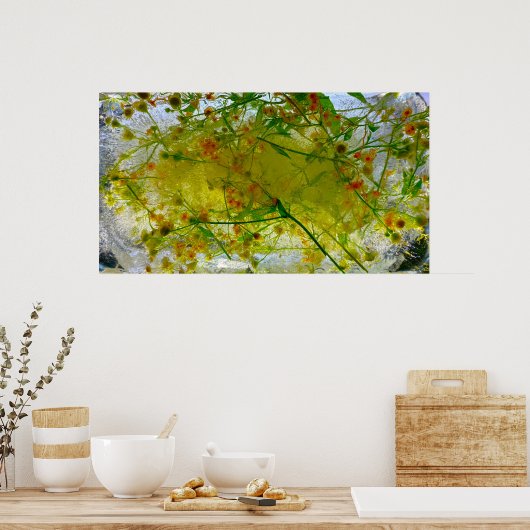 Eisblüten, Poster (Küche)