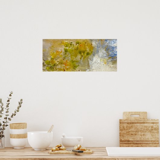 Eisblüten Poster (Küche)