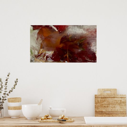 Eisblüten, Poster (Küche)