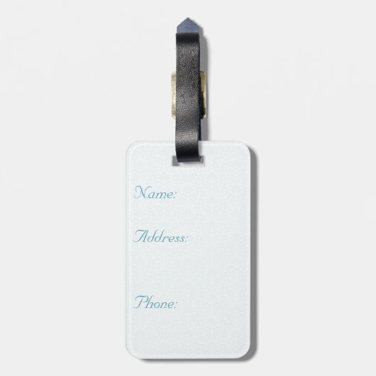 Eisbögen - Gepäck Gepäckanhänger (Rückseite vertikal)