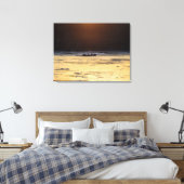 Eisbrecher bei Sonnenuntergang Leinwanddruck (Insitu (Schlafzimmer))