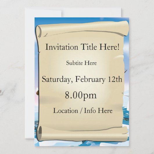 Eisbrecher Einladung (Rückseite)