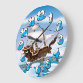 Eisbrecher Große Wanduhr (Winkel)