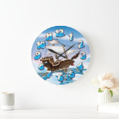 Eisbrecher Große Wanduhr (Zuhause)