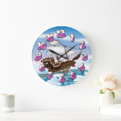 Eisbrecher Große Wanduhr (Zuhause)