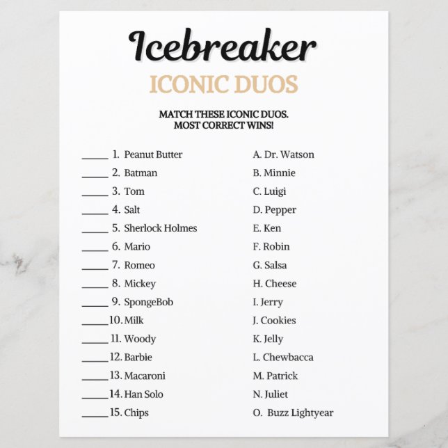 Eisbrecher Iconic Duos Spiel (Vorderseite)