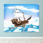 Eisbrecher Leinwanddruck (Insitu (Holzboden))