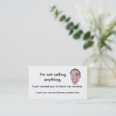 Eisbrecher/ Meine Telefonnummer Visitenkarte (Stehend Vorderseite)